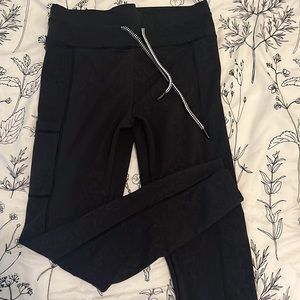 Celestial bodies leopard workout leggings (black)